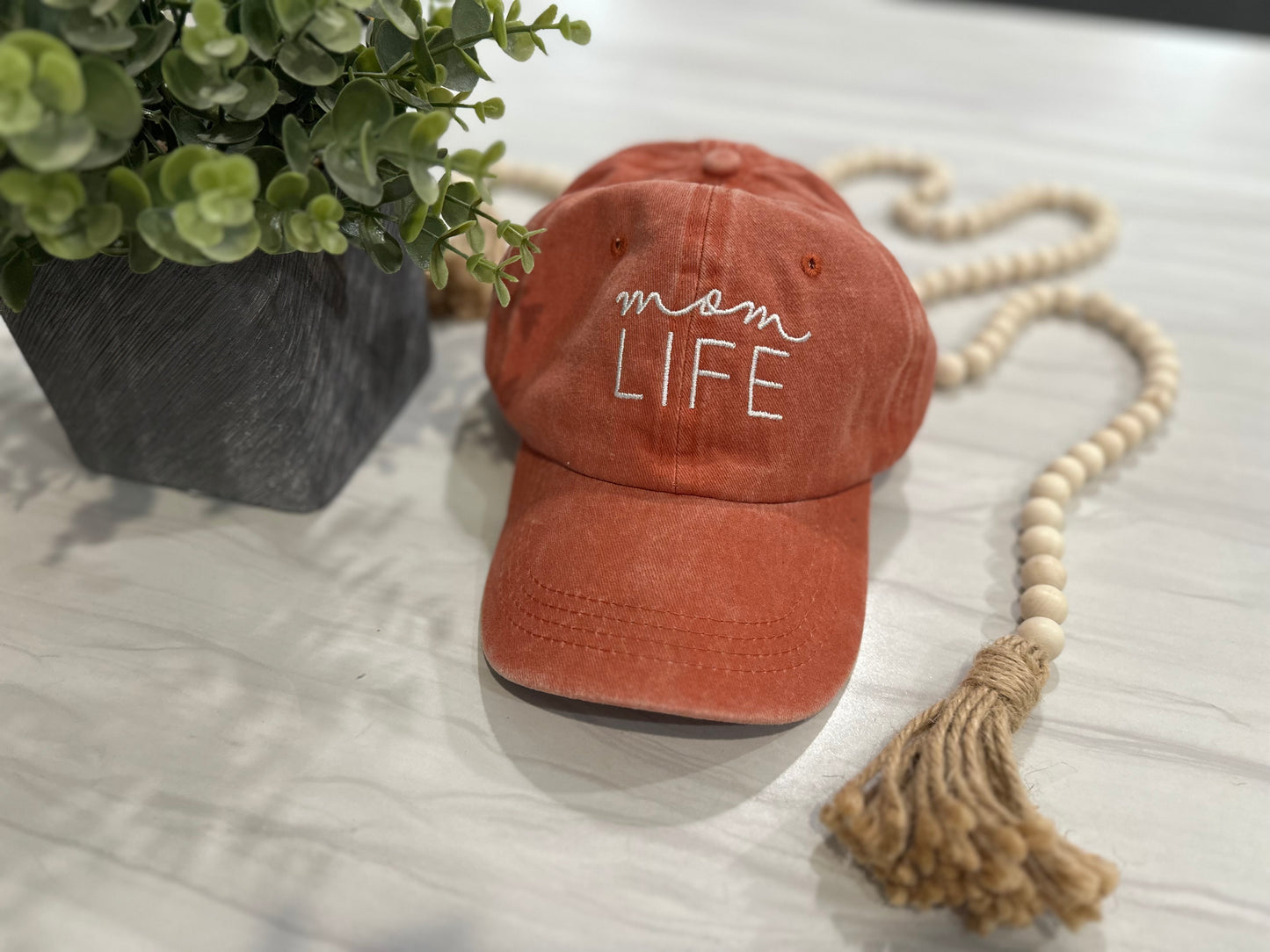 Mom Life Embroidered Hat