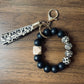 Silicone Bead Keychain Wristlet